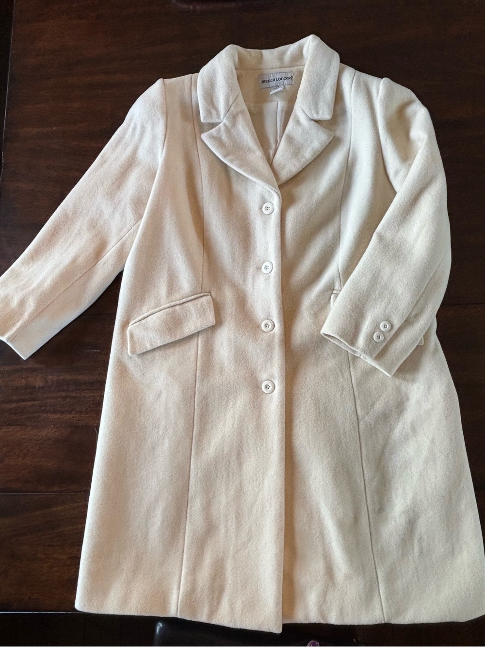 Jessica London Wool Evening Coat